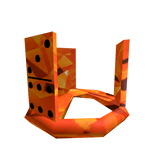 [⏳LIMITED] Ice Orange Domino Crown