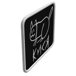 Line drawn kitty patch y2k 