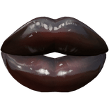 Lips Dark Red w Gap Baddie Big Duck Doll Sausage