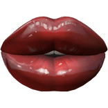 Lips Red w Teeth Baddie Doll Y2K Big Duck Sausage