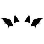 little bat wings w ears