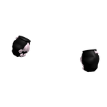 ♡ : little black paws with heart pawpads