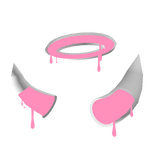 Little Horn White&Pink Neon