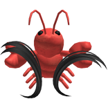 Lobster On Head Black