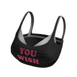 Logo Crop Tank - You Wish
