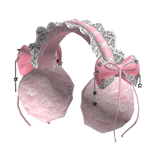Lolita Emo Earmuffs Bows Pink