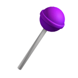 Lollipop Snack Purple Grape Candy