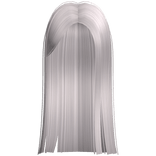 Long Black Straight Popular Trendy Girl Hime Hair