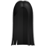 Long Black Straight Popular Trendy Girl Hime Hair