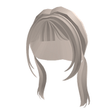 Long Blonde Pigtails With Bangs 