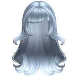 ♡Long Blue Light y2k hair