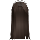 Long Brown Straight Popular Trendy Girl Hime Hair