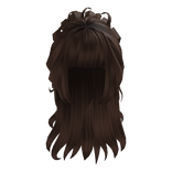 Long Bunned Hair - Brown