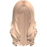 Long Curly Fluffy Hair (Blonde)