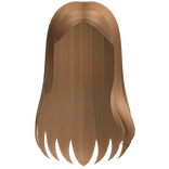 ♡ long cute tucked caramel brown hair