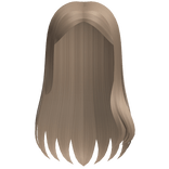 ♡ long cute tucked chai brown hair