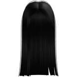 Long Dark Straight Popular Trendy Girl Hime Hair