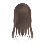 long emo horror protagonist hair in light brown