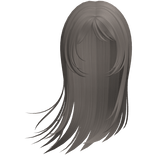 long flowy windy anime hair in ash