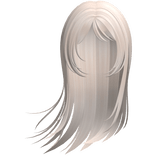 long flowy windy anime hair in blonde