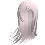 long flowy windy anime hair in pink