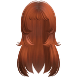 Long Ginger Messy Hair