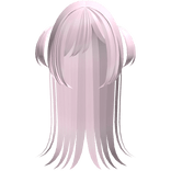 🤍 long gothic anime doll hair w pigtails pink