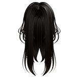 Long jellyfish hair in brown