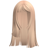 Long Layered Hime Cut (Blonde)
