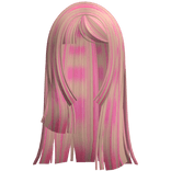 Long Layered Hime Cut (Blonde and Pink)
