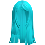 Long Layered Hime Cut (Ocean Blue)