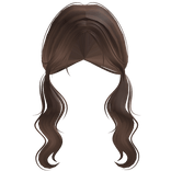 long low y2k pigtails ( brown )