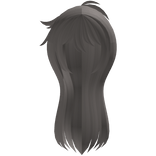 Long Messy Anime Emo Hair In Ash