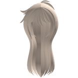 Long Messy Anime Emo Hair In Pale Blonde