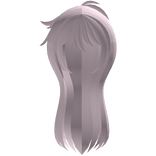 Long Messy Anime Emo Hair In Pink