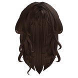 Long Messy Flowy Hair - Brown