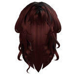 Long Messy Flowy Hair - Red