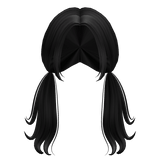 Long Messy Pigtails Hair 