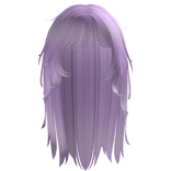  Long Messy Purple Anime Girl Hair