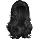 Long Messy Wavy Beach Soft Blow Out Hair In Black