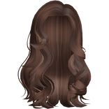 Long Messy Wavy Beach Soft Blow Out Hair In Brown