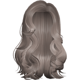 Long Messy Wavy Beach Soft Blow Out Hair In Grey