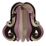 Long Neapolitan Ice Cream Curly Doll Hair