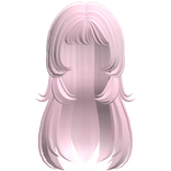 Long Pink Messy Hair