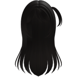 long pretty anime hair with pigtail in