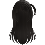 long pretty anime hair with pigtail in brown 