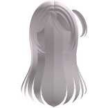 long pretty anime hair with pigtail in light pink