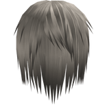 Long Silver Rockstar Wispy Hair 