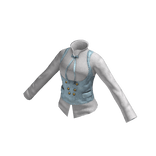 long sleeve shirt + buttoned vest with pockets