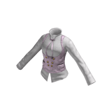 long sleeve shirt + buttoned vest with pockets